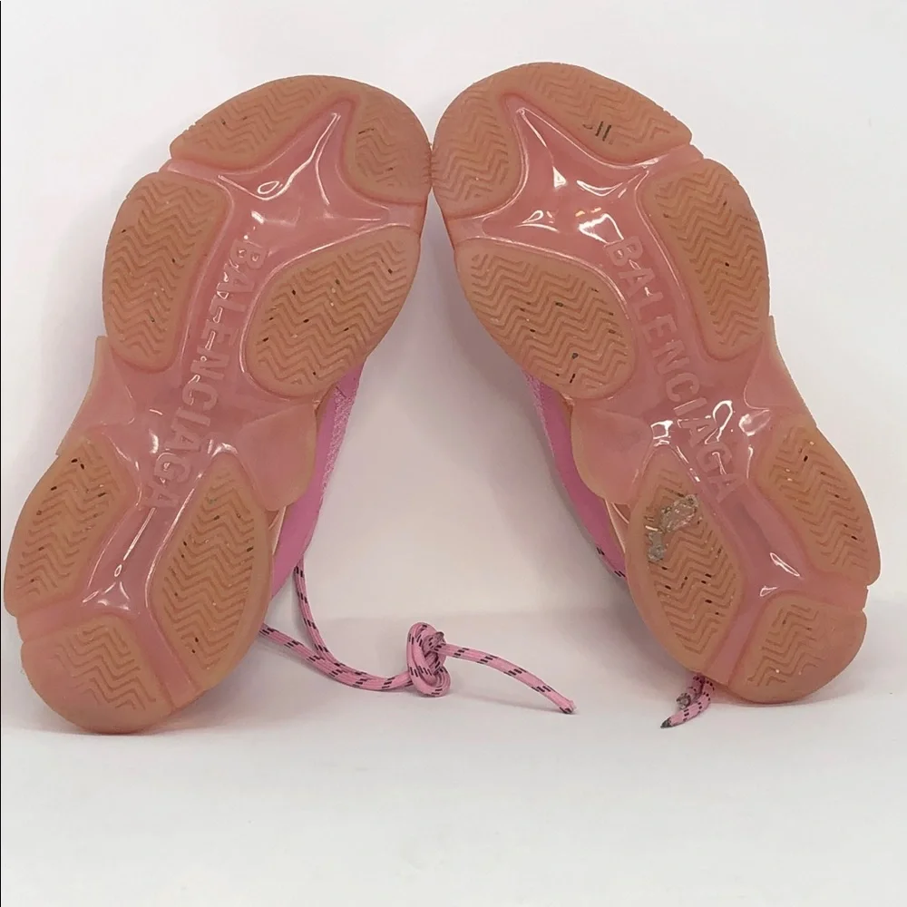 Balenciaga Triple S Pink Clear Sole Women’s Sneakers - Size EU 39 (9W) No Box - Picture 12 of 13